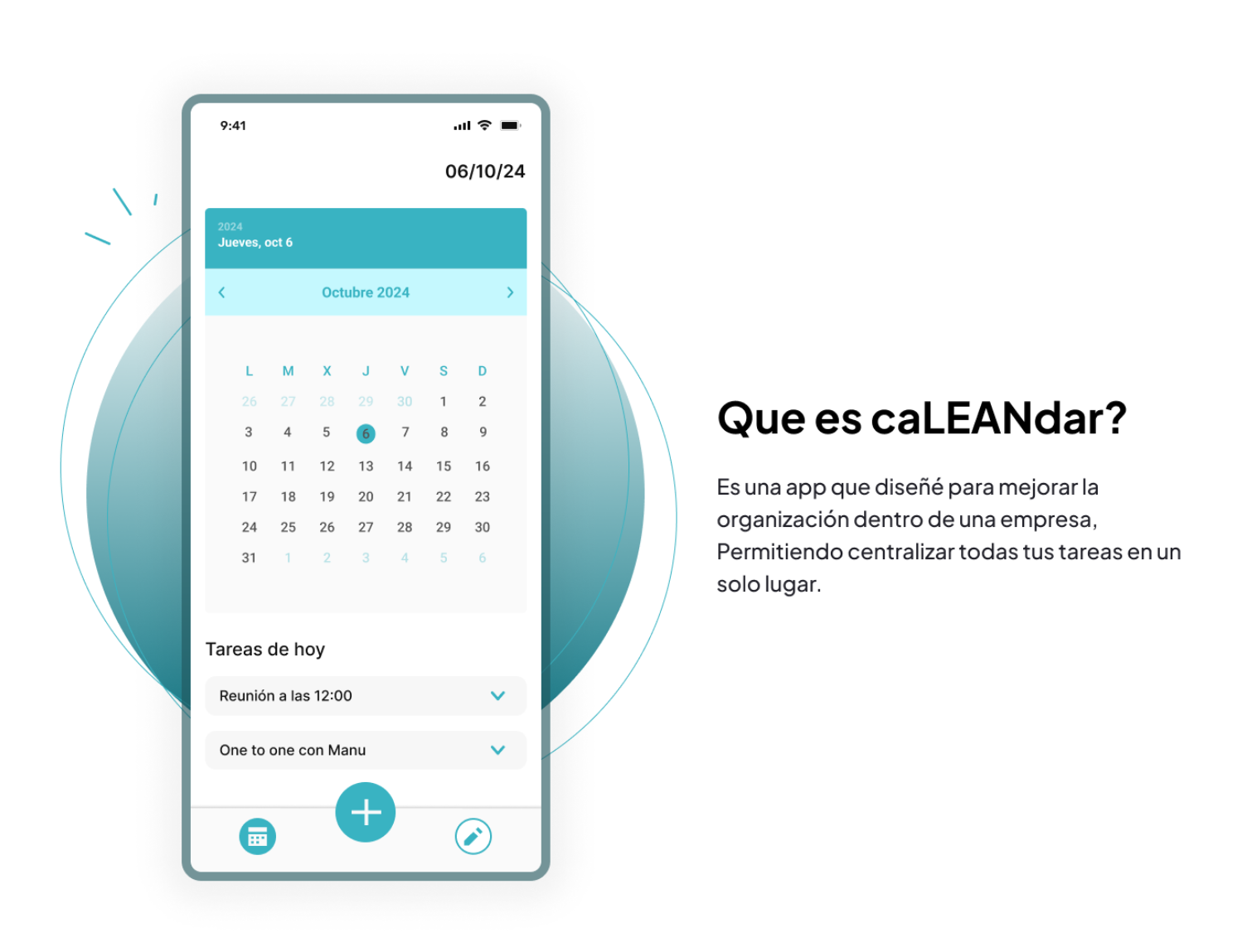 caLEANdar - App calendario para Leanmind