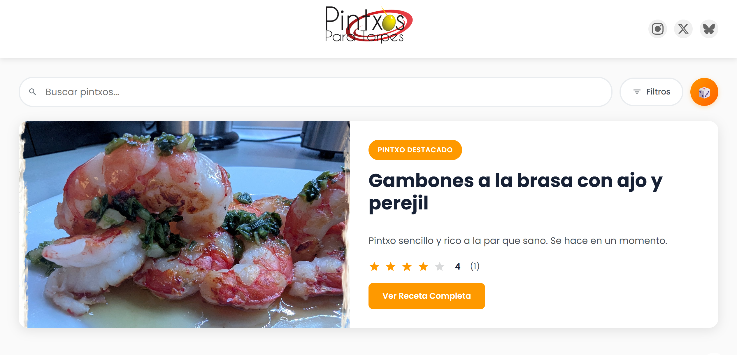 Pintxos para torpes - Página web de cocina